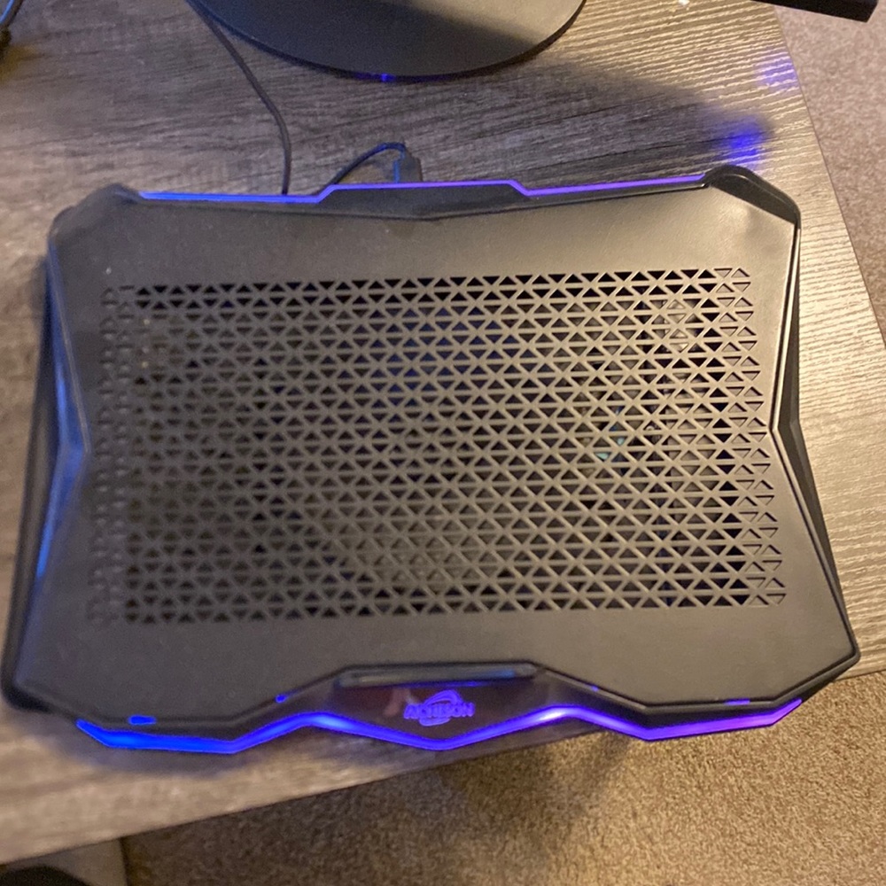 Laptop cooler with 8+ colors.